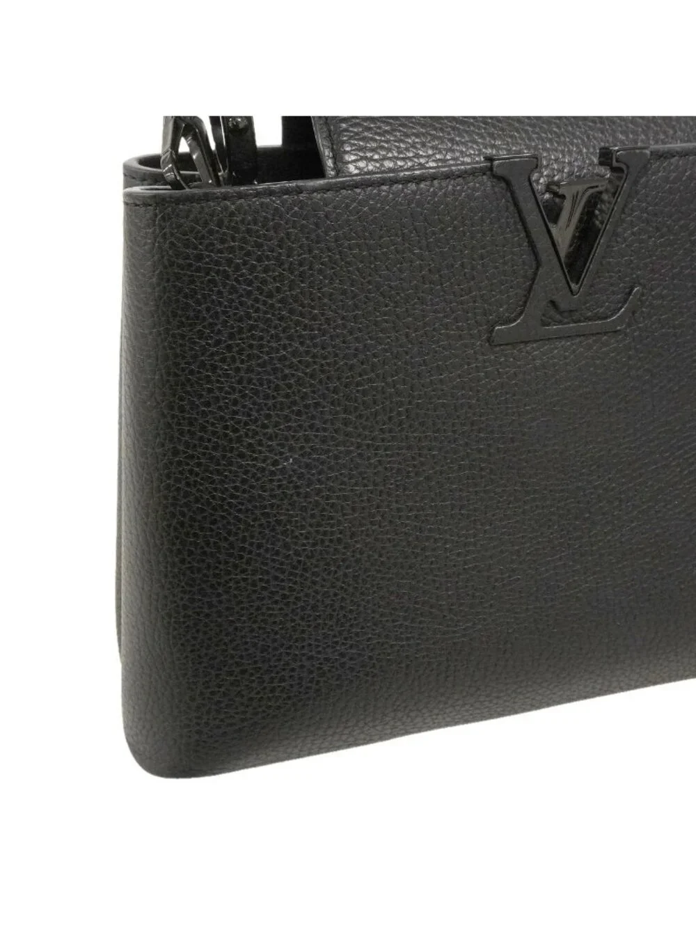 Louis Vuitton Handbag Capucines BB Noir 2-Way Bag